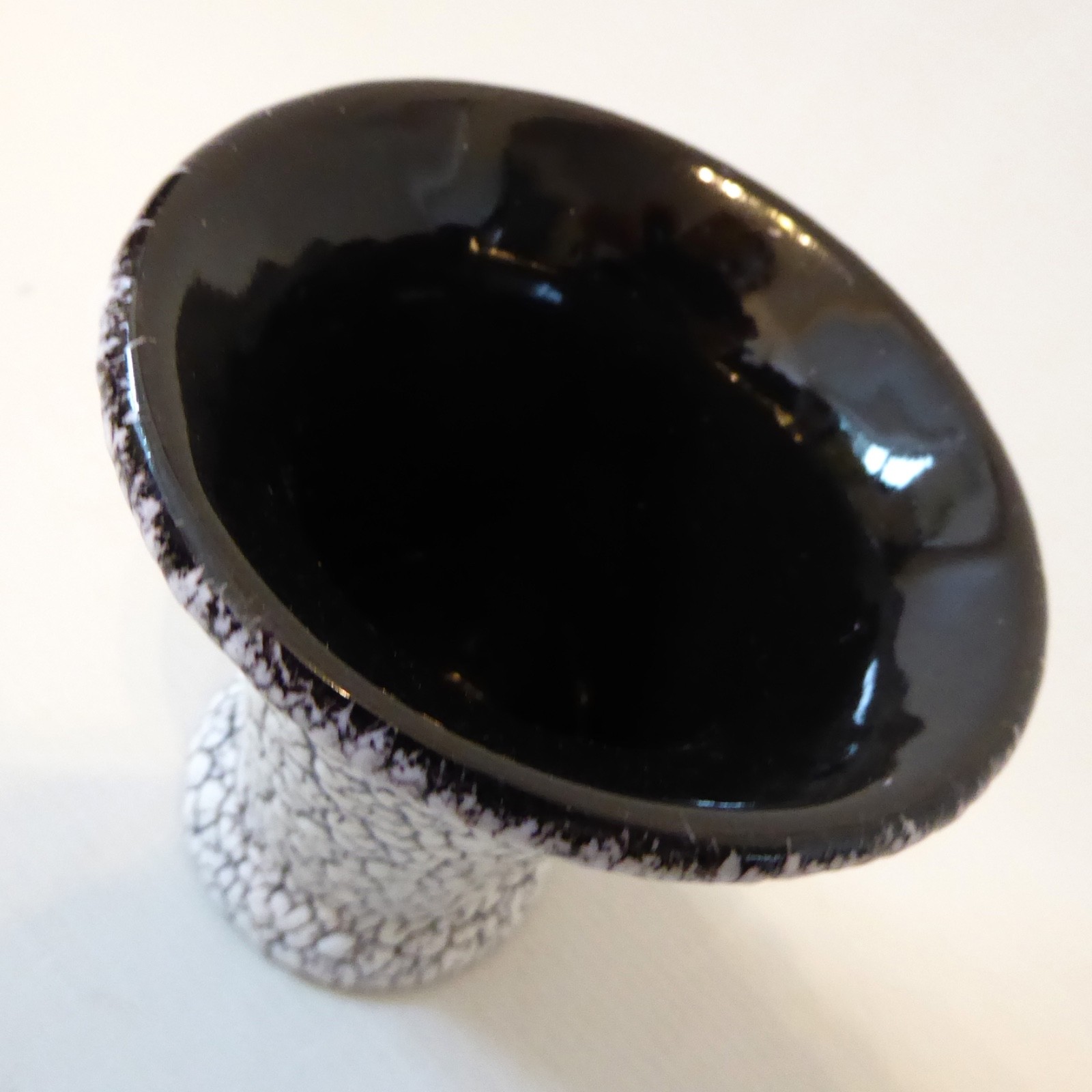 Jopeko Keramik West German pottery Cortina crackle shrink glaze vintage vase pot - Image 9