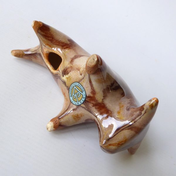 Modernist mid century pottery ceramic bull figurine, Osterr Edelkeramik Austria - Image 16