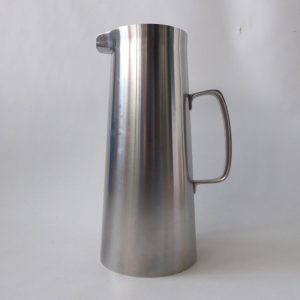 Old Hall Super Avon vacuum jug flask, Robert Welch. Vintage 60s steel. Modernist