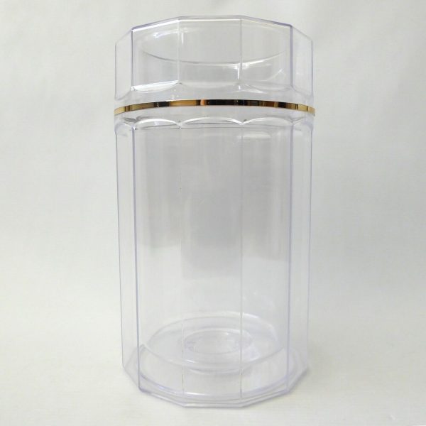 Rare 1980s Spong ViniCool Polygon wine bottle cooler. Clear plastic insulated - Image 3
