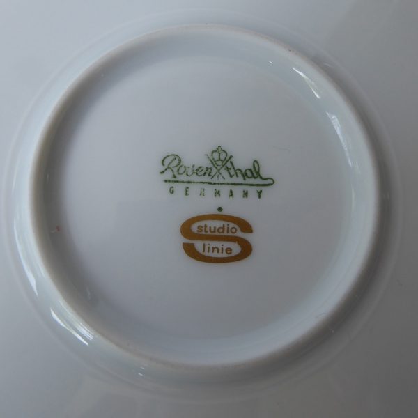 Rosenthal Hans Theo Baumann 2 big dinner plates, charger platter. Studio Linie - Image 12