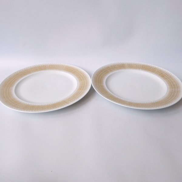 Rosenthal Hans Theo Baumann 2 big dinner plates, charger platter. Studio Linie - Image 3