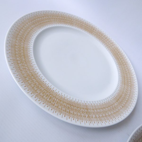 Rosenthal Hans Theo Baumann 2 big dinner plates, charger platter. Studio Linie - Image 6