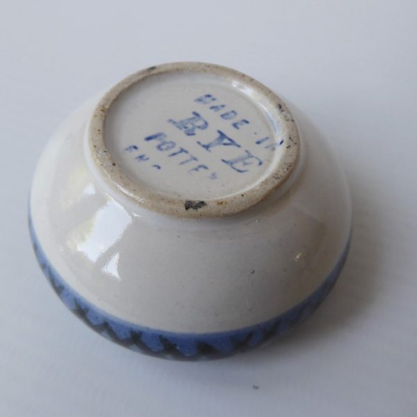 Rye Pottery mid century 1957-1969 tiny vintage pottery ceramic clay bowl, salts - Image 6