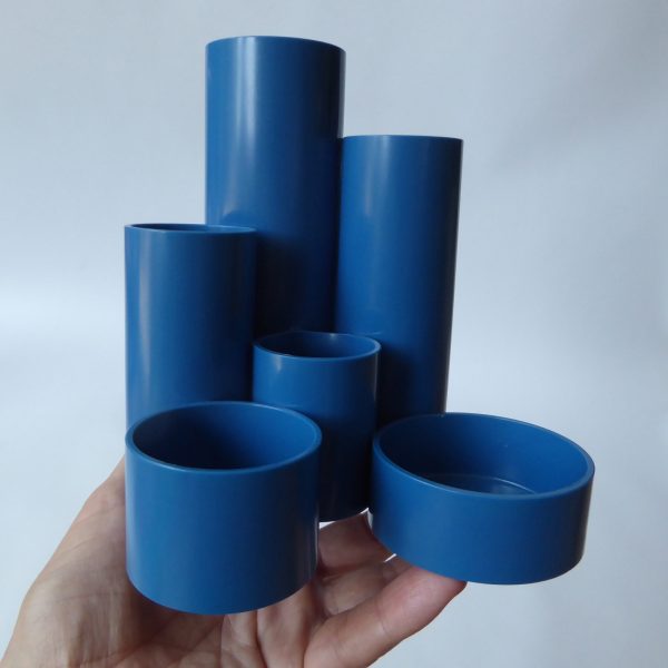 Tidytubs blue pen & pencil desk tidy pot. Vintage retro 1970s 1980s Platignum - Image 11