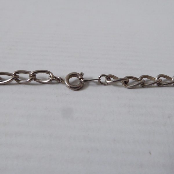 Vintage 1970s Lakeland Art Metal Work modernist stainless steel pendant necklace - Image 8
