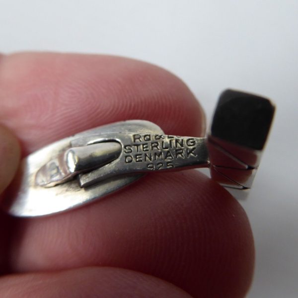 Vintage Danish Rasmussen & Lassen Ra&La sterling 925 silver cufflinks midcentury - Image 11