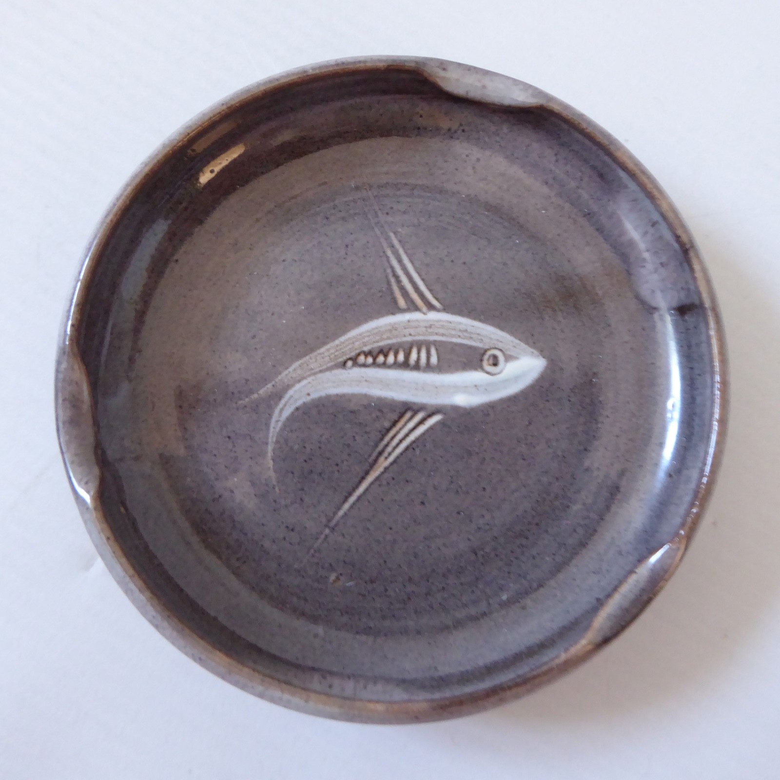 Vintage Dunster Pottery fish pin dish ashtray, George Tonkin Holland, Studio 70s - Image 3