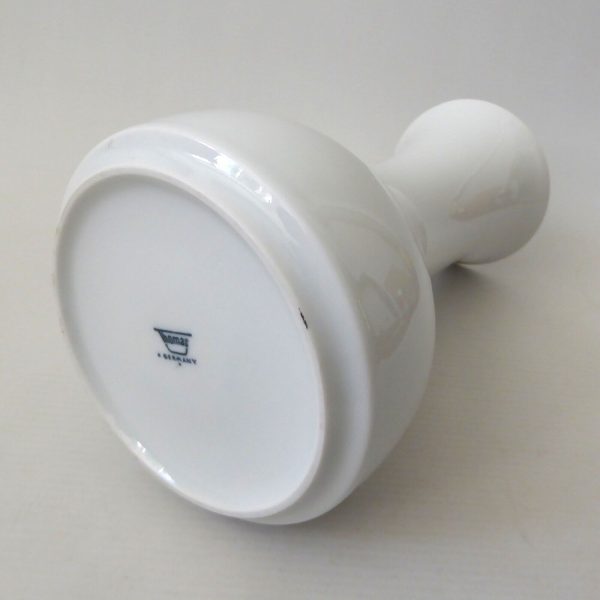 Vintage Thomas Germany porcelain vase, white & gold band, Noble. 1970s modernist - Image 9
