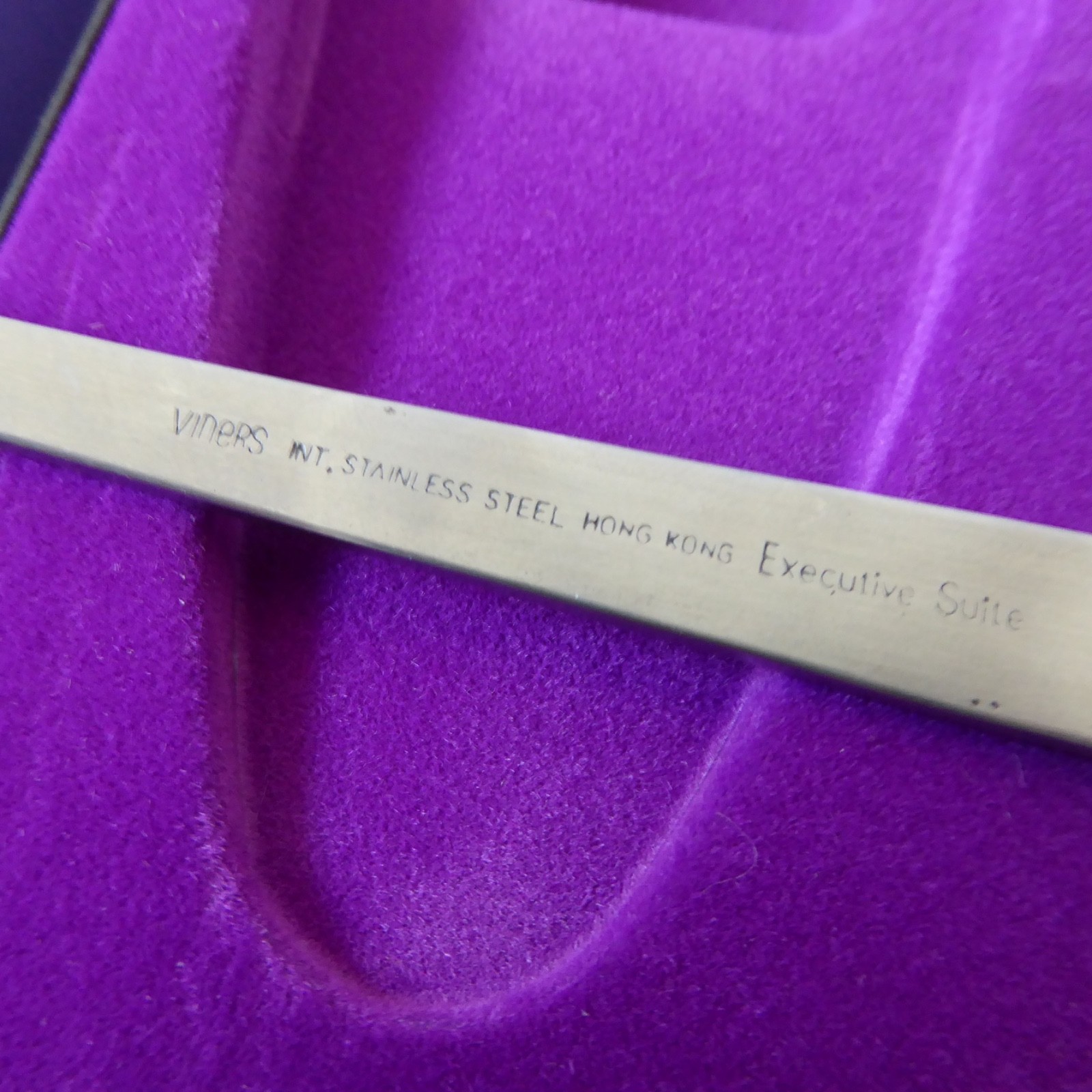 Vintage Viners Executive Suite cake server Boxed stainless steel pie slicer lift - Image 9