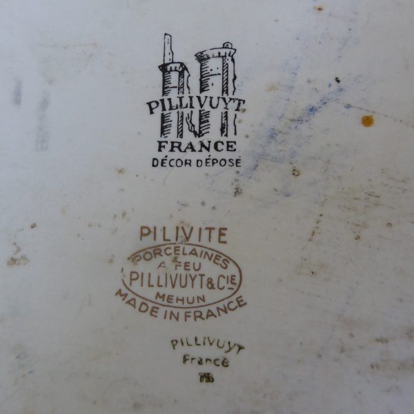 Vintage retro floral PILLIVUYT Pilivite French long cooking bowl oven dish baker - Image 11