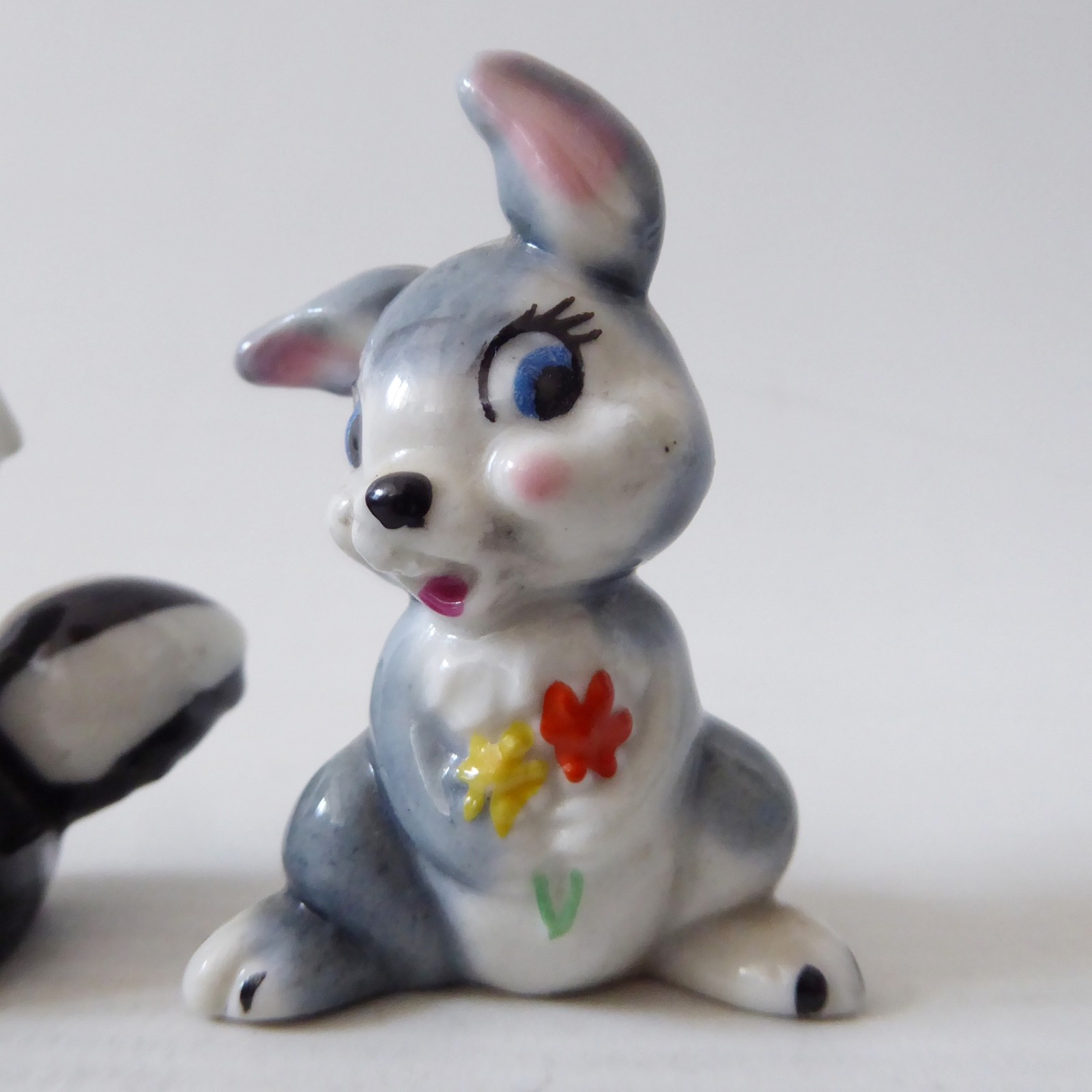Wade Whimsies Bambi full set, Disney Hat Box series, bambi, flower, thumper 1958 - Image 4