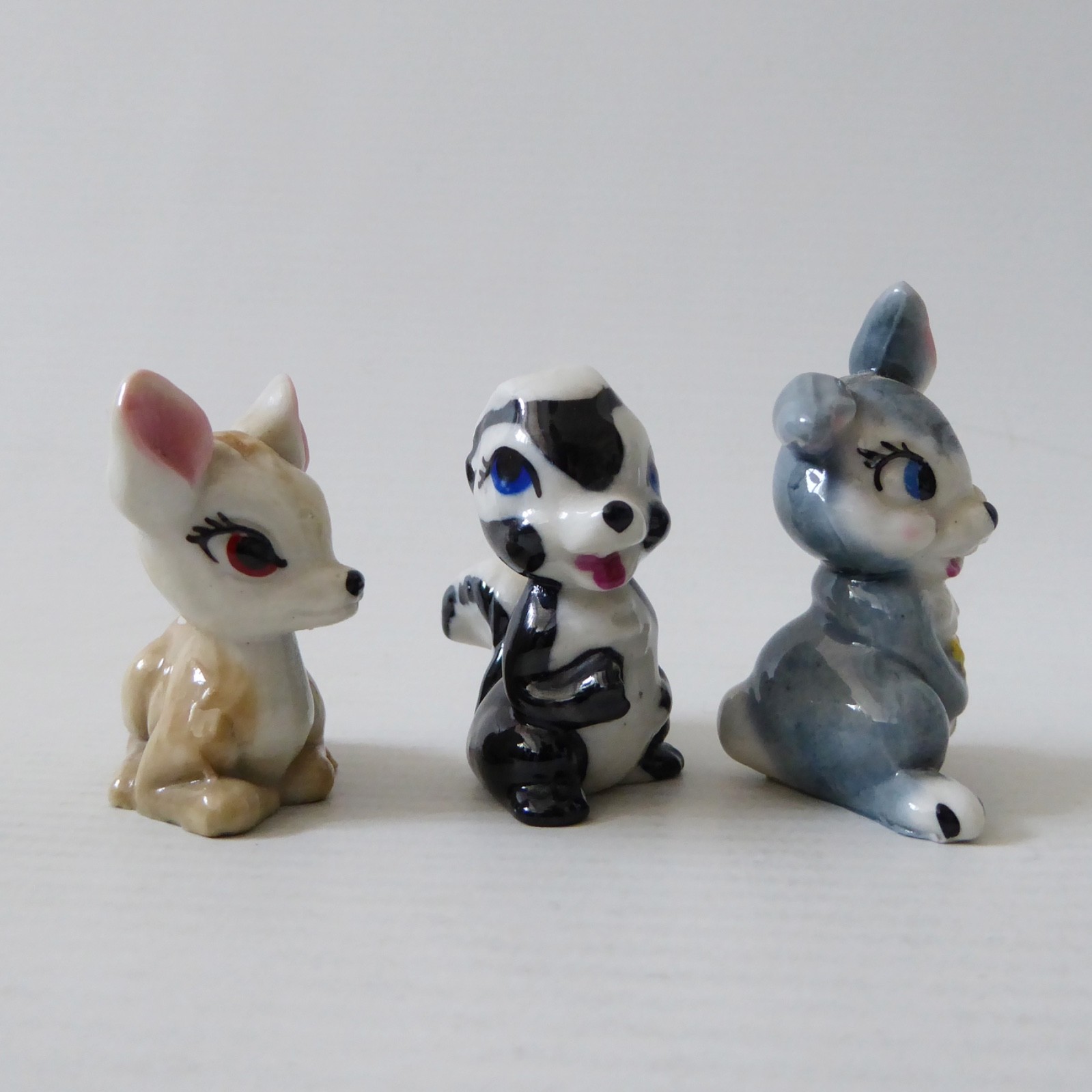 Wade Whimsies Bambi full set, Disney Hat Box series, bambi, flower, thumper 1958 - Image 5