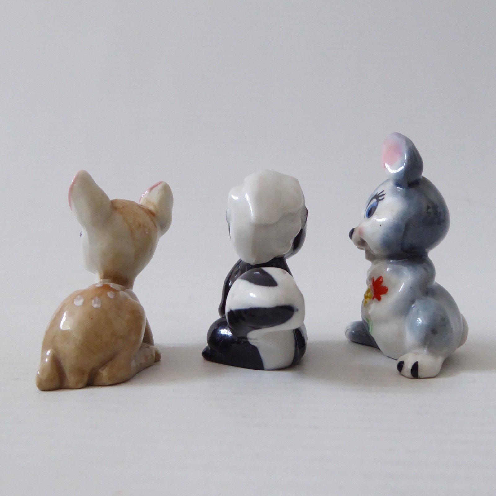 Wade Whimsies Bambi full set, Disney Hat Box series, bambi, flower, thumper 1958 - Image 7