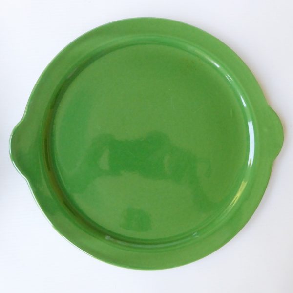 Zell am Harmersbach 1960s green ceramic jelly mould dish, West German retro MCM - Image 11