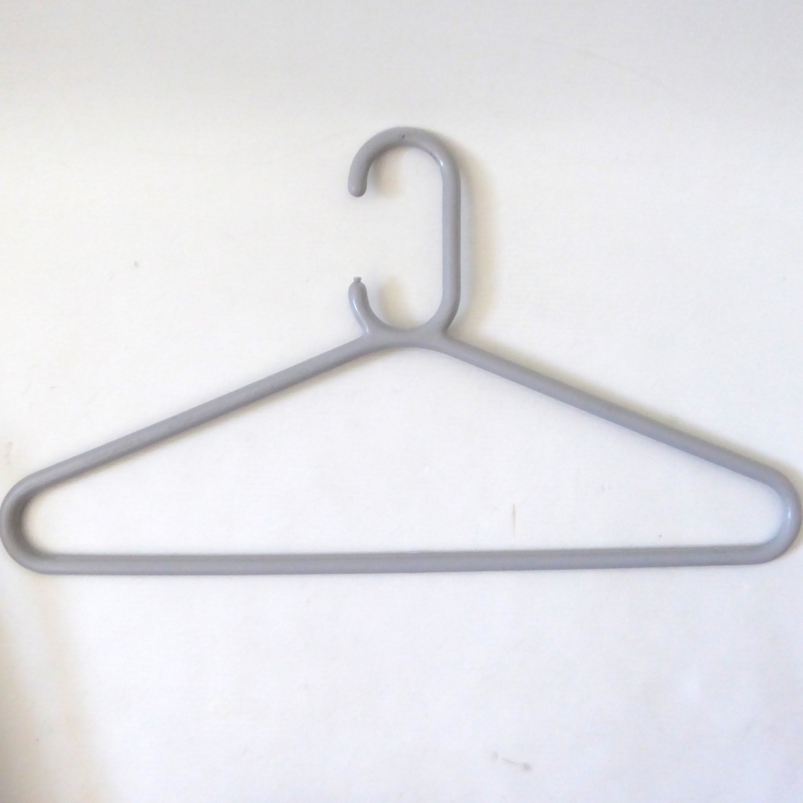 10 grey Swedish made vintage coat hangers, Morplan rainbow hanger 42, 1970s 1980 - Image 10