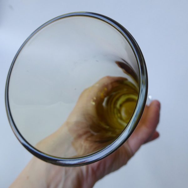 Aseda Glasbruk #4807 Swedish art glass dimple vase, 1970s Bo Borgstrom + label - Image 11