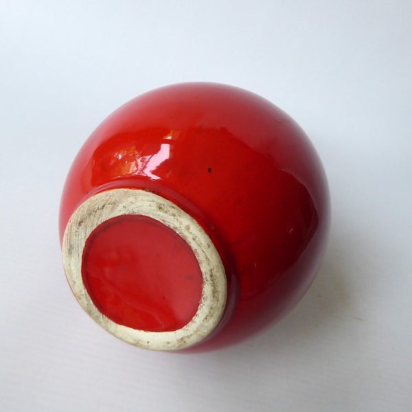 Blakeney Stoke-on-Trent studio art pottery vase, red black. Mid century, vintage - Image 12