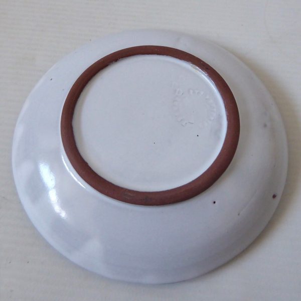Dennis Townsend DDD 1940s Rye Pottery small pottery ceramic clay pin dish, green - Image 7
