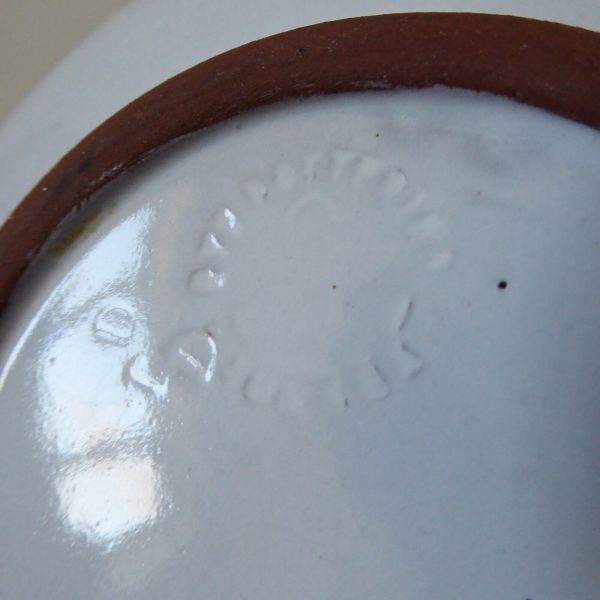 Dennis Townsend DDD 1940s Rye Pottery small pottery ceramic clay pin dish, green - Image 8
