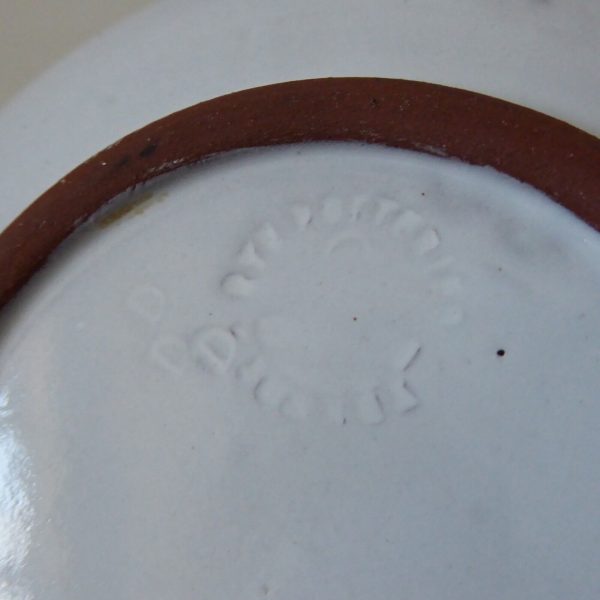Dennis Townsend DDD 1940s Rye Pottery small pottery ceramic clay pin dish, green - Image 10