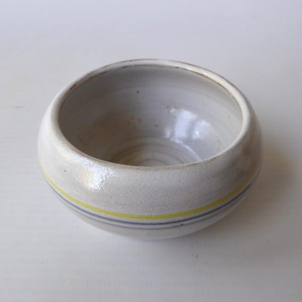 Early Rye Pottery 1947-1954 small vintage pottery ceramic clay bowl, salts, 50s - Image 4