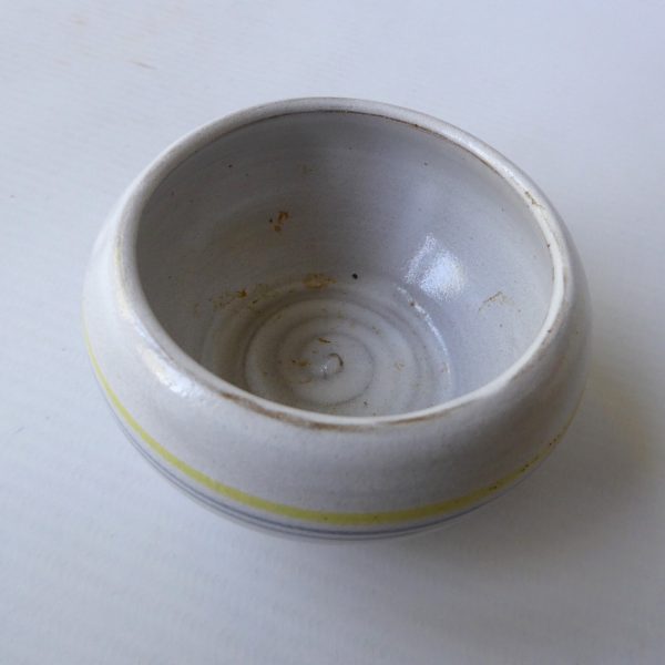 Early Rye Pottery 1947-1954 small vintage pottery ceramic clay bowl, salts, 50s - Image 5