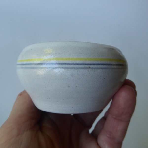 Early Rye Pottery 1947-1954 small vintage pottery ceramic clay bowl, salts, 50s - Image 8