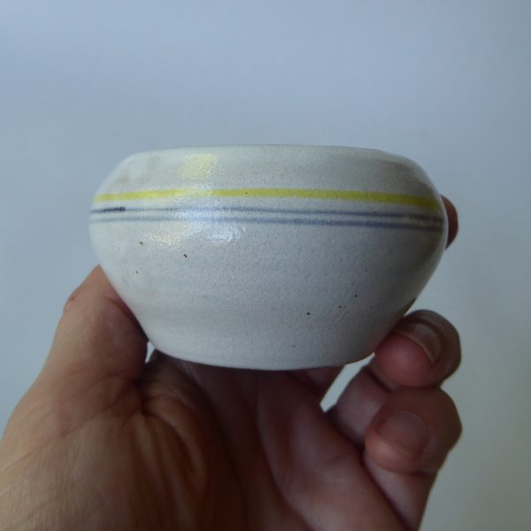 Early Rye Pottery 1947-1954 small vintage pottery ceramic clay bowl, salts, 50s - Image 9