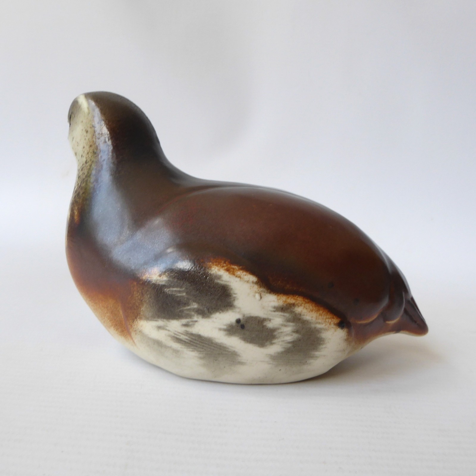 Helmsdale Pottery partridge bird, David & Penny Woodley Scottish handmade figure - Image 11