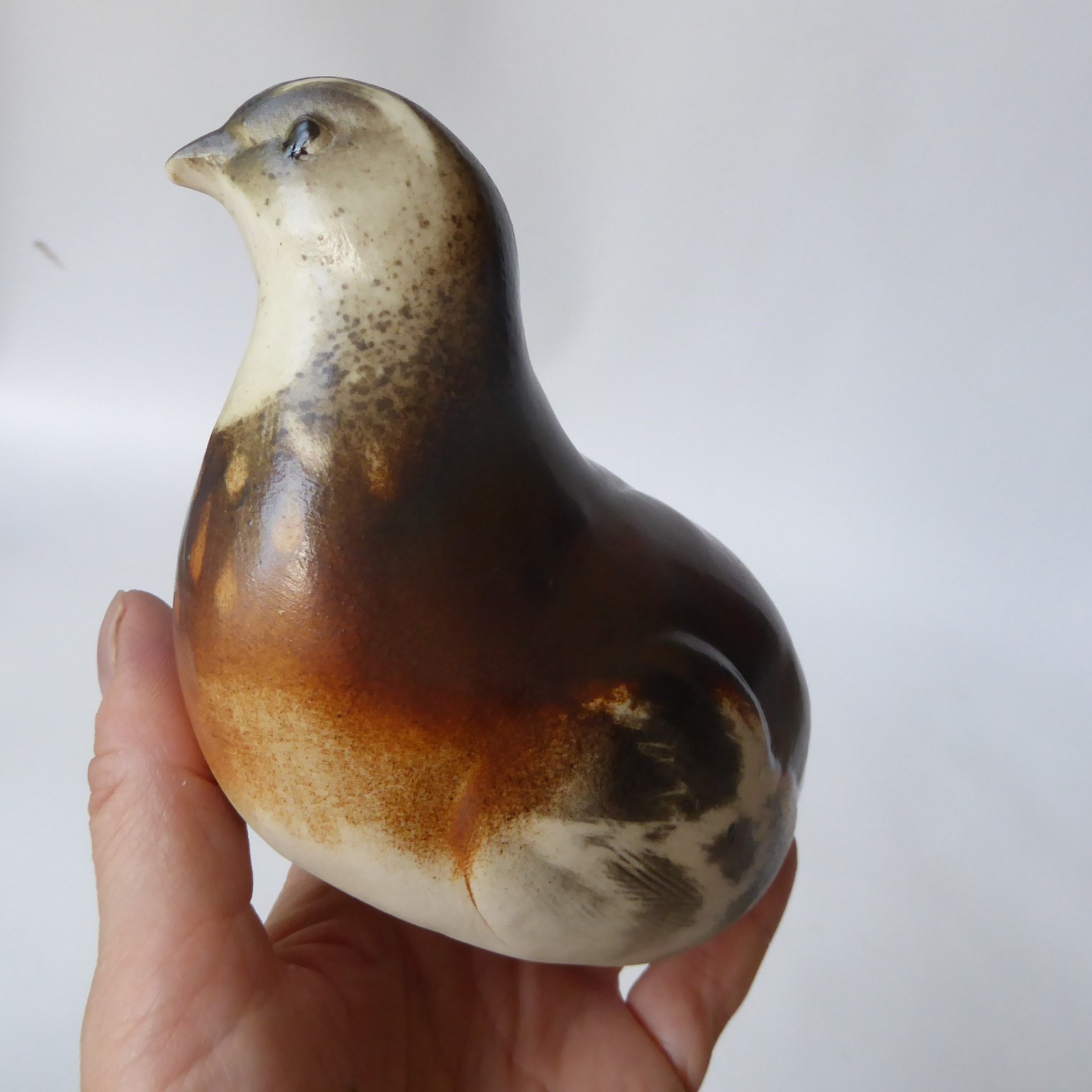 Helmsdale Pottery partridge bird, David & Penny Woodley Scottish handmade figure - Image 13