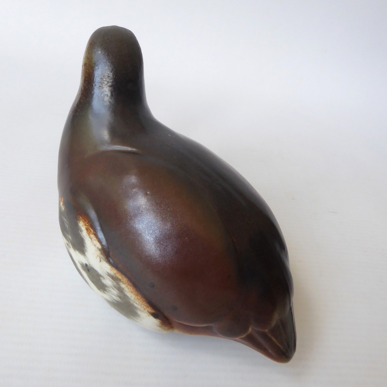 Helmsdale Pottery partridge bird, David & Penny Woodley Scottish handmade figure - Image 10