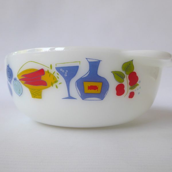 JAJ Pyrex Fiesta easy grip round casserole dish bowl, vintage 2184/506, 2 pint - Image 8