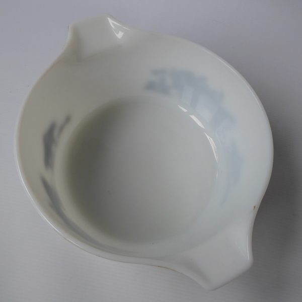 JAJ Pyrex Harvest Silhouette haymaker round glass casserole dish 554, 1967 bowl - Image 11
