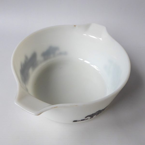 JAJ Pyrex Harvest Silhouette haymaker round glass casserole dish 554, 1967 bowl - Image 10