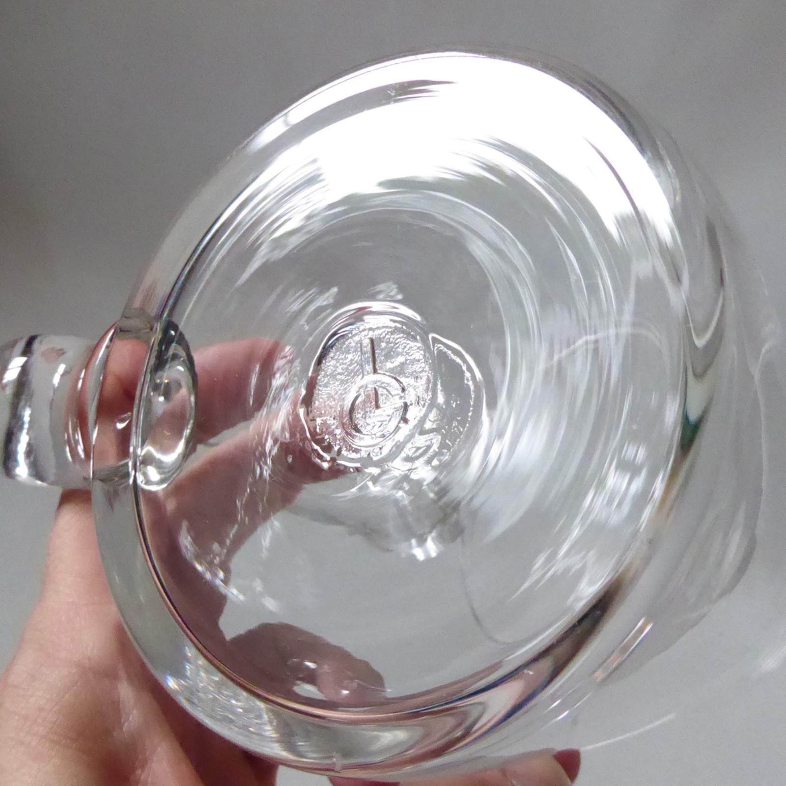 Liskeard Glass handmade ale beer tankard pint glass, vintage clear drinking mug - Image 10
