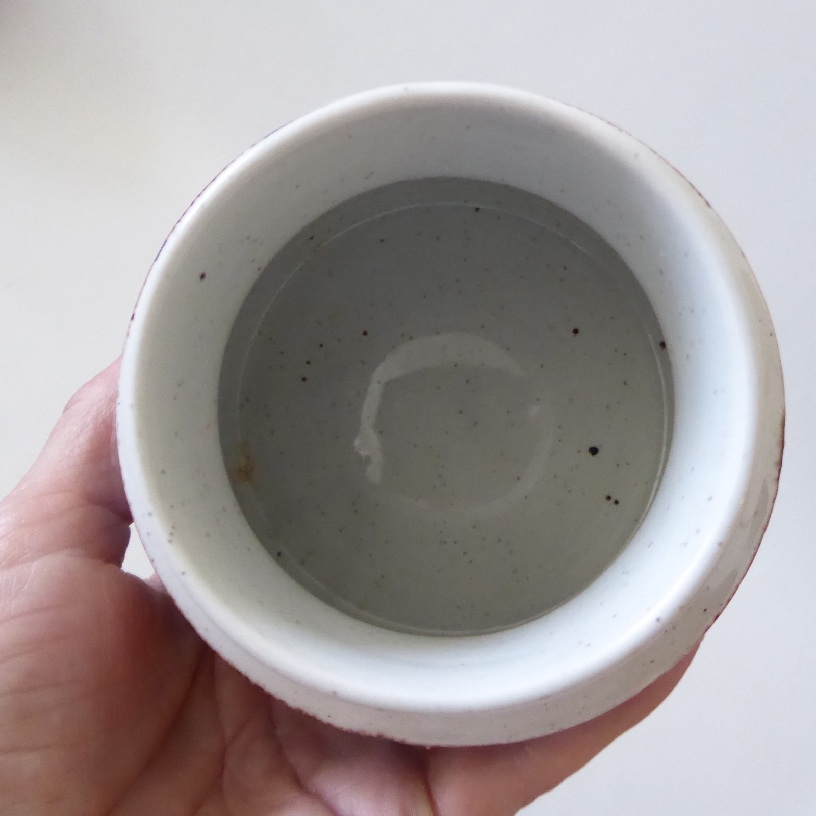 Midwinter Stonehenge Moon open sugar bowl pot, blue striped Creation 1970s retro - Image 8