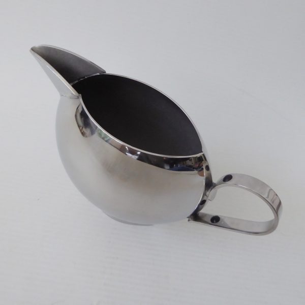 Nick Munro Sunfish 18/10 stainless steel milk cream jug, shiny contemporary fish - Image 4
