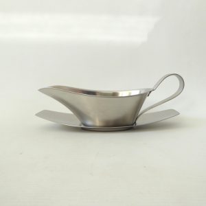 Old Hall Robert Welch 1/2 half pint stainless steel gravy sauce boat jug + tray