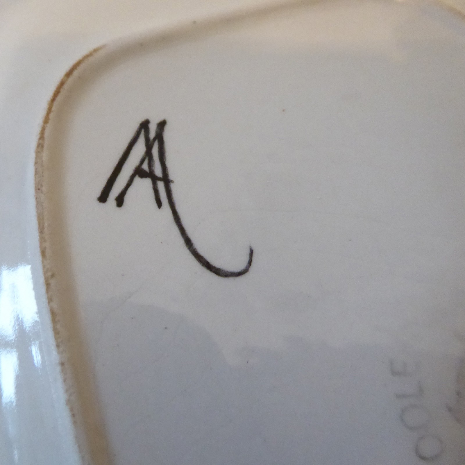 Poole Pottery Delphis oval orange plate, 361. Retro ceramic Mary Albon 1970-1972 - Image 10