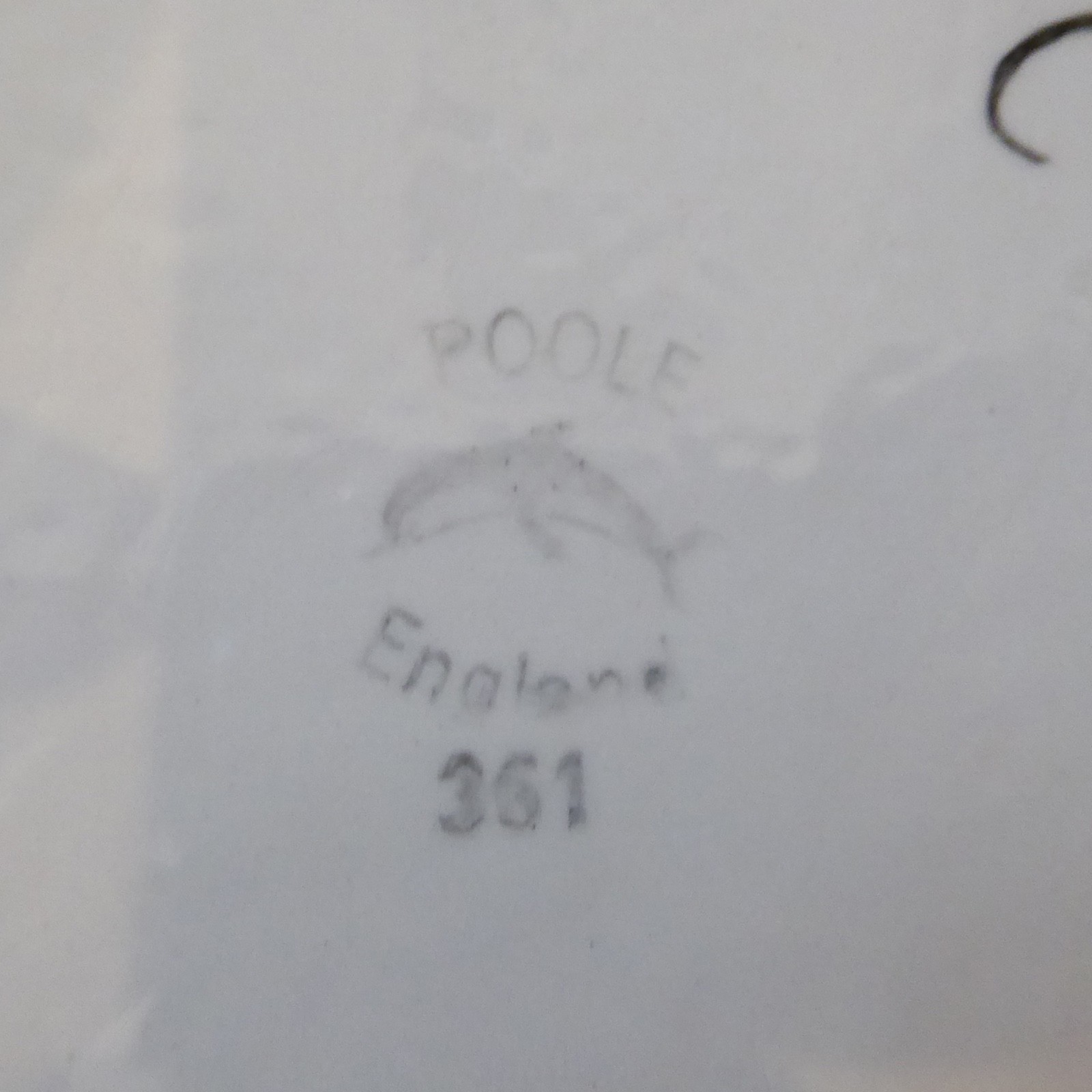 Poole Pottery Delphis oval orange plate, 361. Retro ceramic Mary Albon 1970-1972 - Image 11