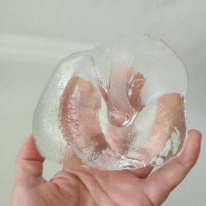 Royal Krona Sweden, Mats Jonasson Badger 33147 signed paperweight vintage figure