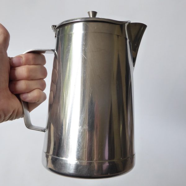 Swedish Hallins 18/8 stainless steel steel 1-litre coffee pot, vintage 1960s - Image 12
