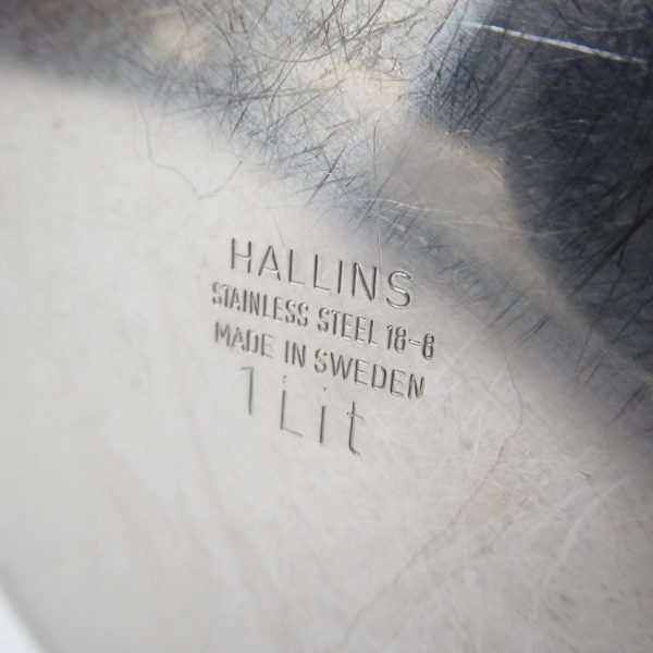 Swedish Hallins 18/8 stainless steel steel 1-litre coffee pot, vintage 1960s - Image 16