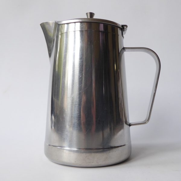 Swedish Hallins 18/8 stainless steel steel 1-litre coffee pot, vintage 1960s - Image 4