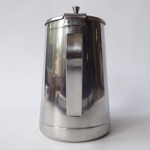 Swedish Hallins 18/8 stainless steel steel 1-litre coffee pot, vintage 1960s - Image 5