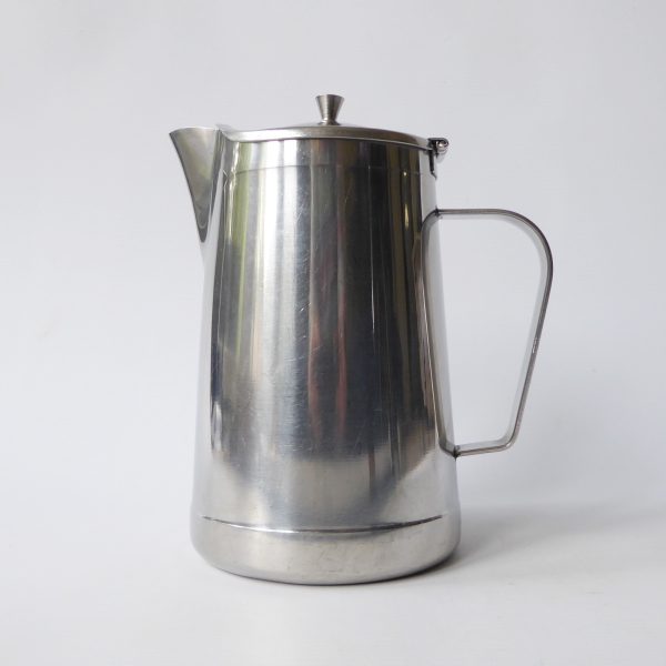 Swedish Hallins 18/8 stainless steel steel 1-litre coffee pot, vintage 1960s