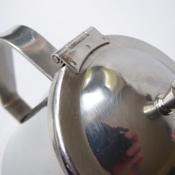 Swedish Hallins 18/8 stainless steel steel 1-litre coffee pot, vintage 1960s - Image 8