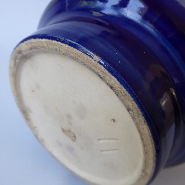 West German pottery ceramic plant pot holder planter, retro MCM. Strehla Jopeko? - Image 15