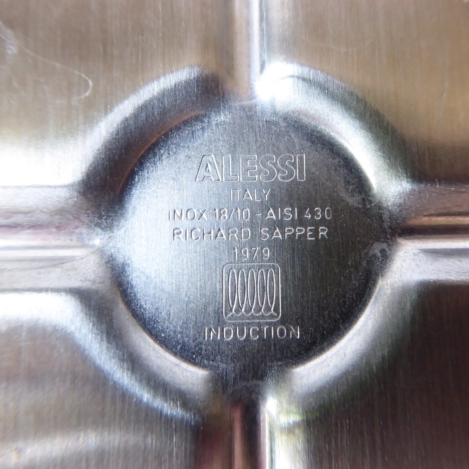 Alessi Espresso 9090 moka coffee maker, hob-top steel rocket shaped 3-cup Sapper - Image 17